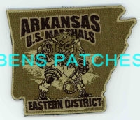 ARKANSAS,UNITED STATES MARSHAL EASTERN DISTRICT SUBDUED 3 STATE SHAPED